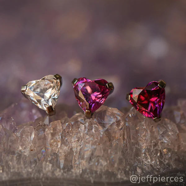 Heart-Shaped Gem End - Neometal