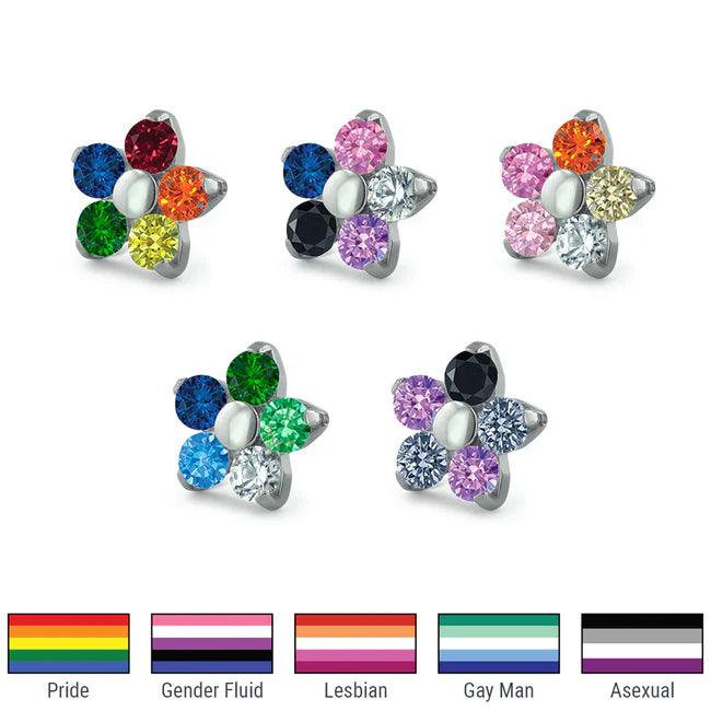 Pride Flowers - Neometal