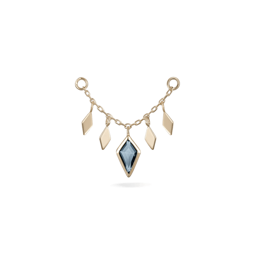 Patra Chain Attachment*London Blue Topaz - Beatti