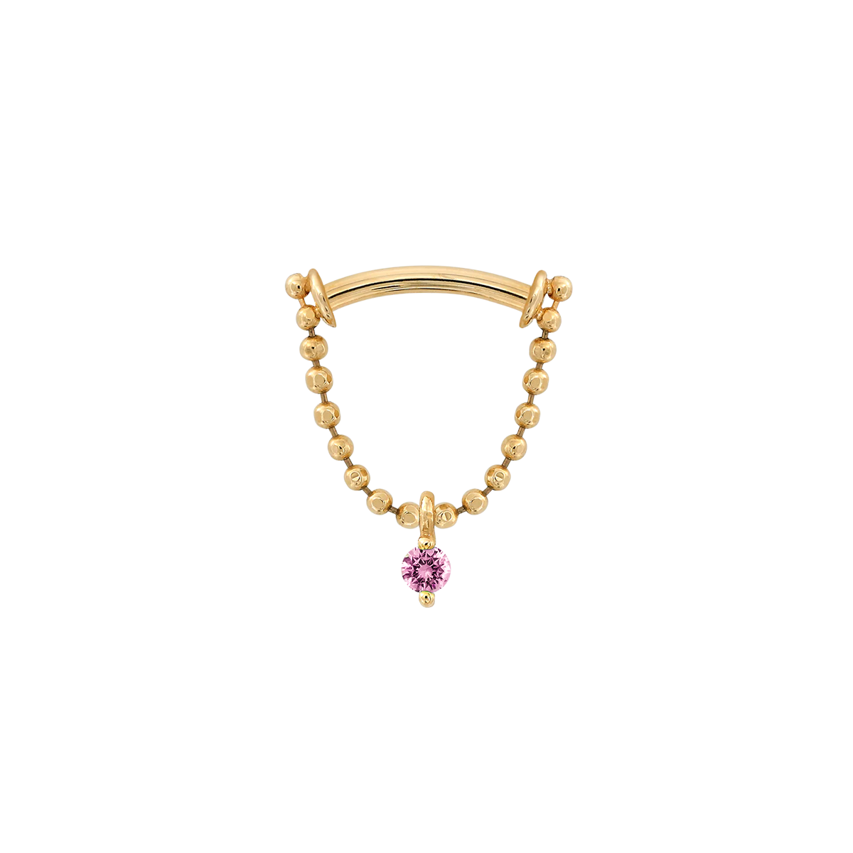 Just a Peek chain Septum piece V - Pupil Hall